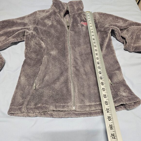 The North Face Osito Full Zip Girl Jacket Size L Gray - Picture 7 of 12